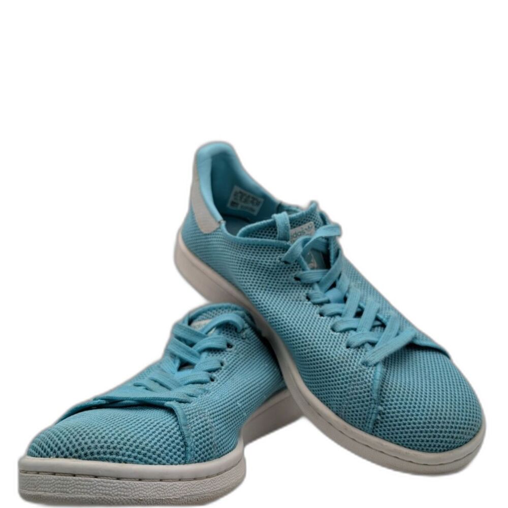 Adidas Stan Smith Primeknit Sneakers Aqua Blue Womens 7.5
